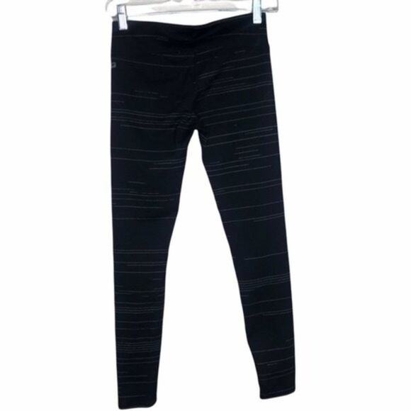 Fila Womens Leggings Size S Workout Activewear Gym Pull On Full Length Striped - Picture 1 of 6